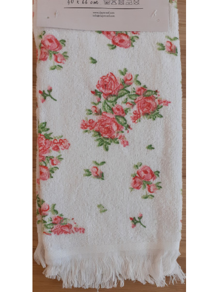 Essuie-mains fleuri