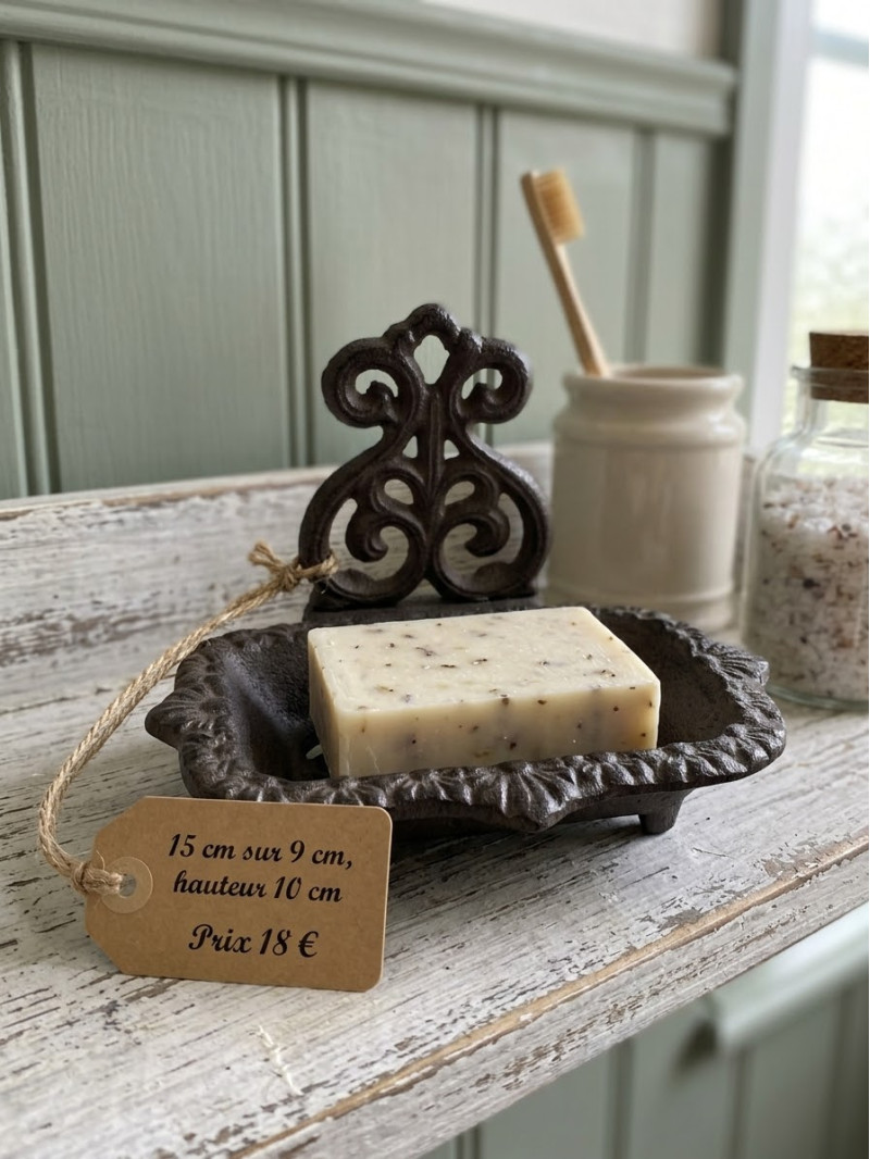 Porte savon campagne chic
